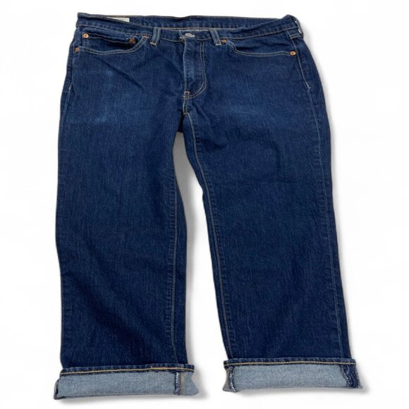 Levi's 541 Premium Blue BIG E Denim Jeans Men's Actual 32 x 27 Rockabilly - Picture 2 of 15